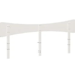 Tête de lit blanc 200 cm bois massif de pin vidaXL