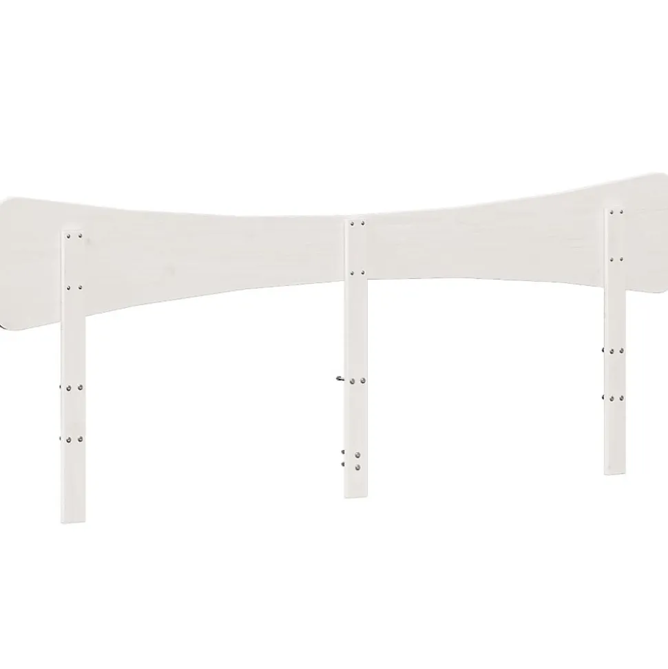 Tête de lit blanc 200 cm bois massif de pin vidaXL