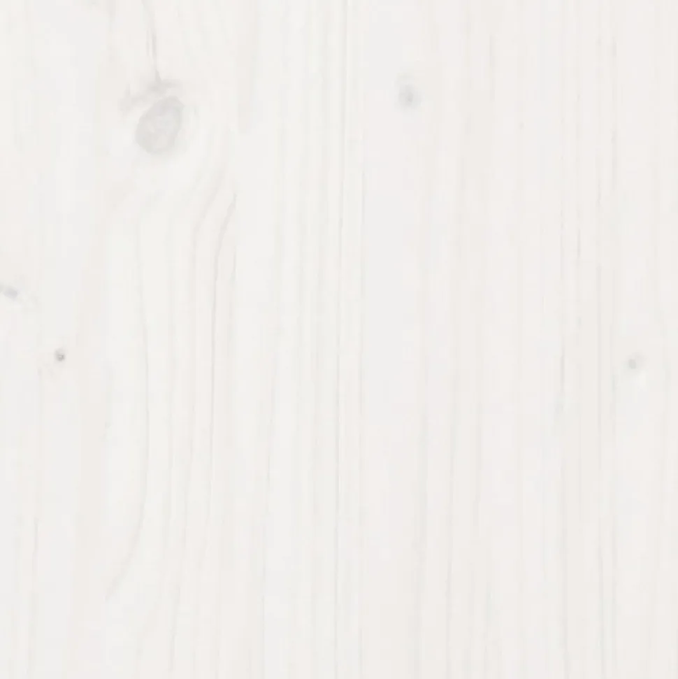 Tête de lit blanc 200 cm bois massif de pin vidaXL