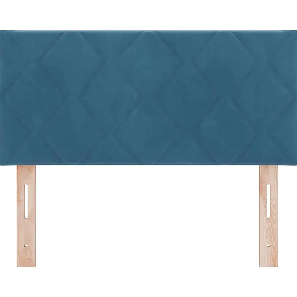 Tête de lit Bleu foncé 90 cm Velours vidaXL