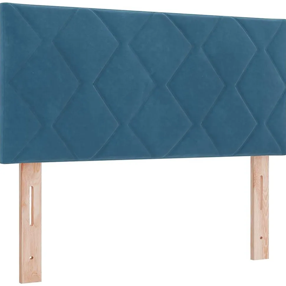 Tête de lit Bleu foncé 90 cm Velours vidaXL
