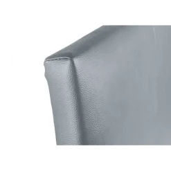 Tête de lit Cala en similicuir argenté 160