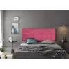 Tête de lit Cala en tissu rose 100