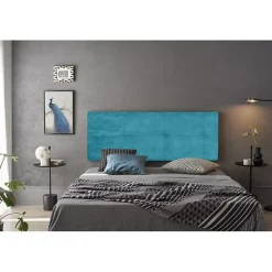 Tête de lit Cala en tissu Cala Turquoise 90