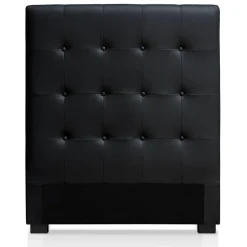 Tête de Lit Capitonnée "Amor" 90cm Noir
