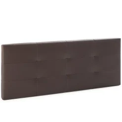 Tête de lit Carla 160x60 cm Chocolat, rembourrée de Mousse