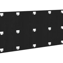 Tête de lit Chêne noir 160 x 1,5 x 80,5 cm Bois d'ingénierie vidaXL