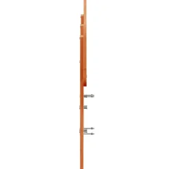 Tête de lit cire marron 120 cm bois massif de pin vidaXL