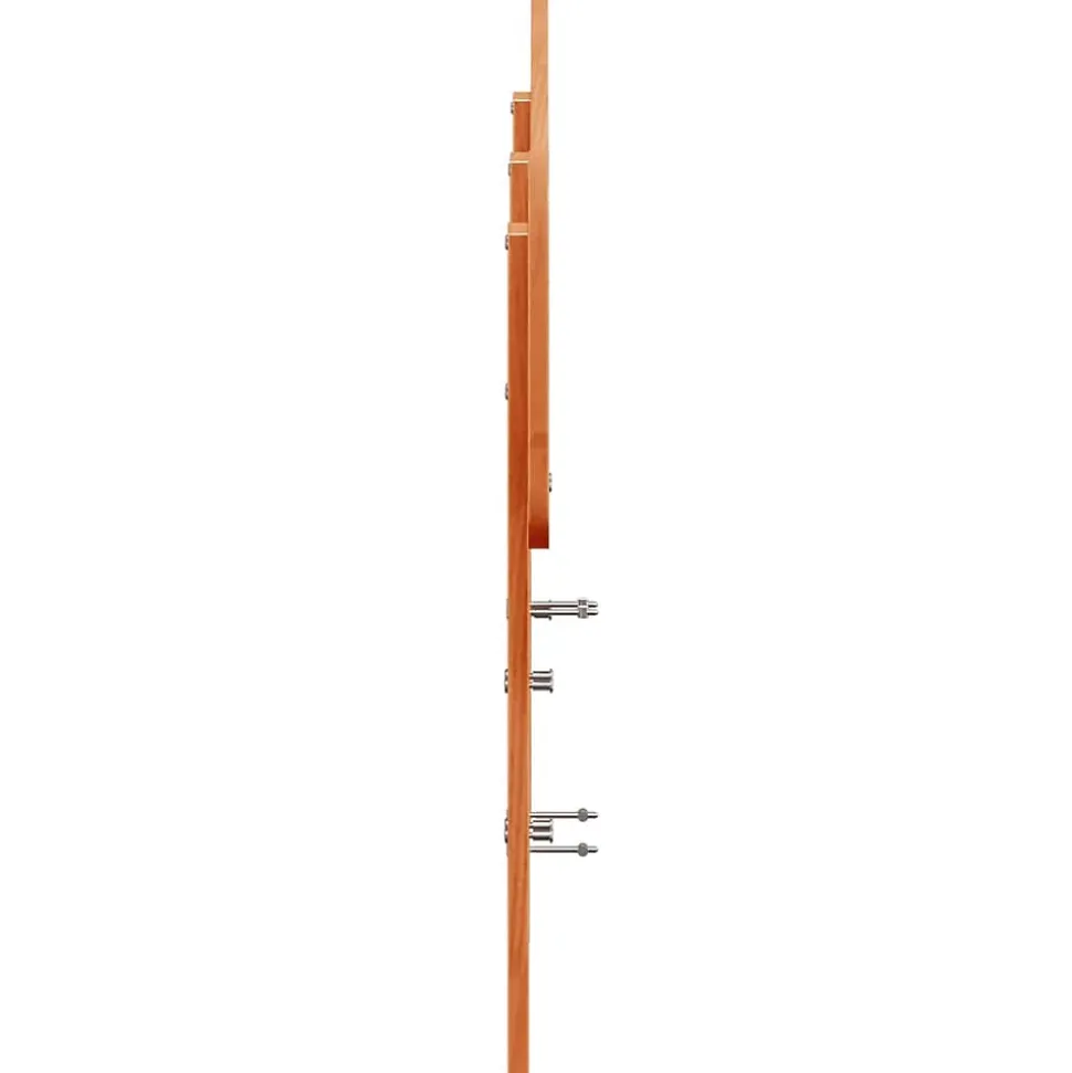 Tête de lit cire marron 120 cm bois massif de pin vidaXL