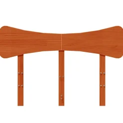 Tête de lit cire marron 120 cm bois massif de pin vidaXL