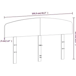 Tête de lit cire marron 150 cm bois massif de pin vidaXL