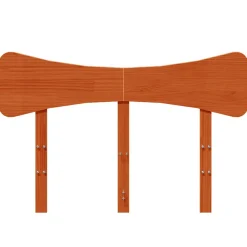 Tête de lit cire marron 135 cm bois massif de pin vidaXL