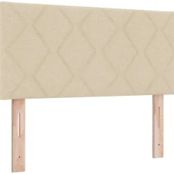 Tête de lit Crème 90 cm tissu vidaXL