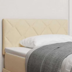 Tête de lit Crème 90 cm tissu vidaXL