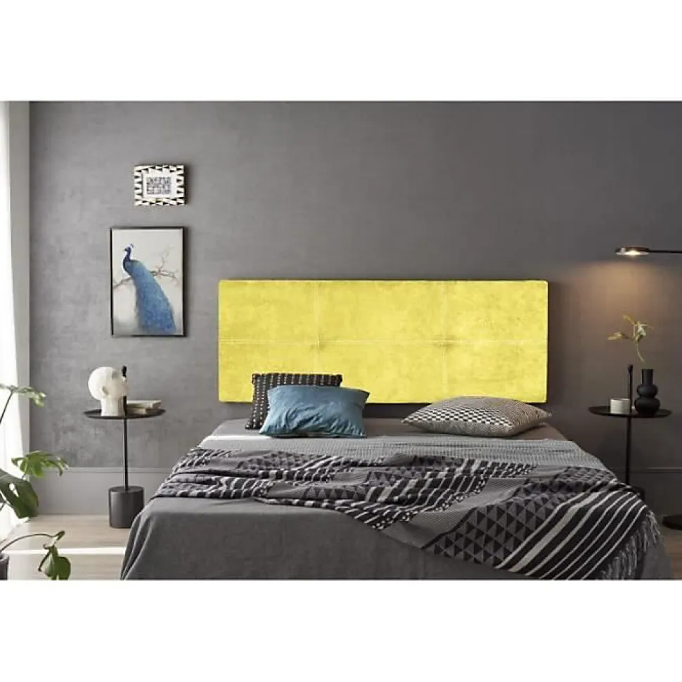 Tête de lit Dalia en tissu Nid Pistache 145