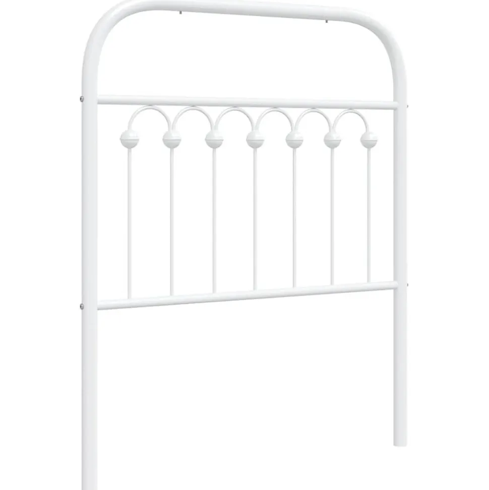 Tête de lit de remplacement métal blanc 75 cm vidaXL