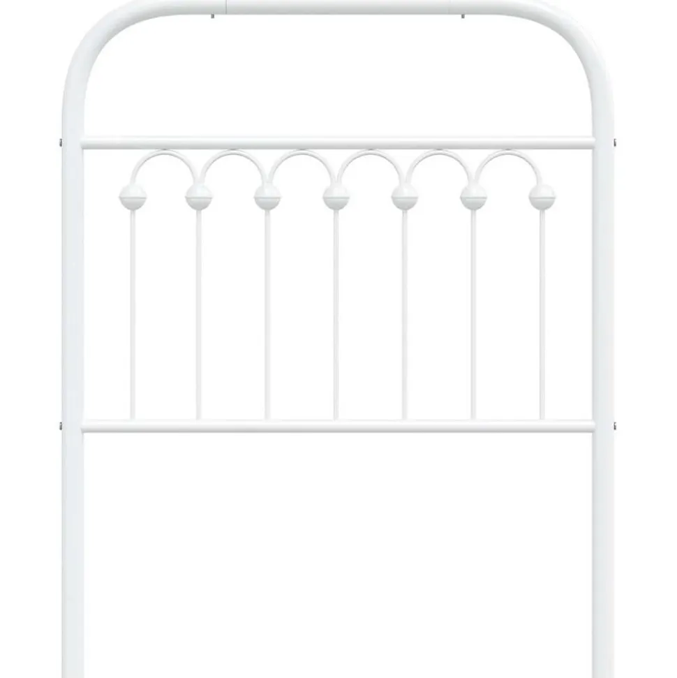 Tête de lit de remplacement métal blanc 75 cm vidaXL