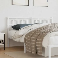 Tête de lit de remplacement métal blanc 150 cm vidaXL