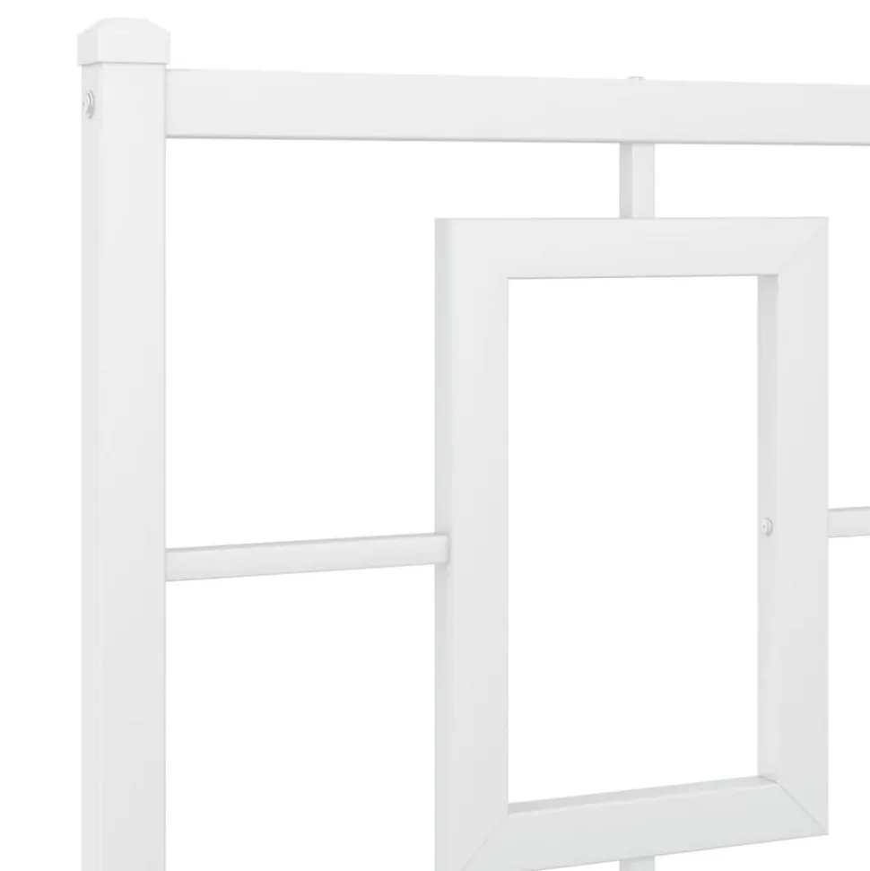 Tête de lit de remplacement métal blanc 150 cm vidaXL