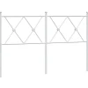 Tête de lit de remplacement métal blanc 140 cm vidaXL