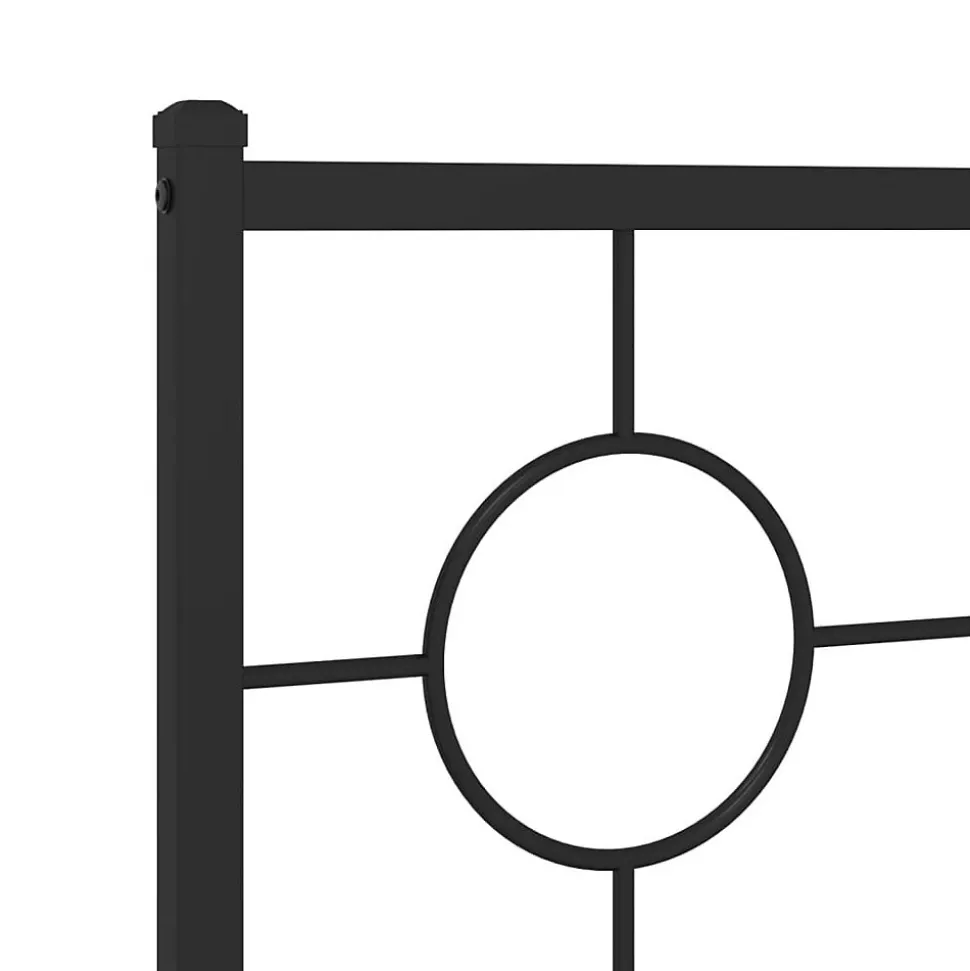 Tête de lit de remplacement métal noir 180 cm vidaXL