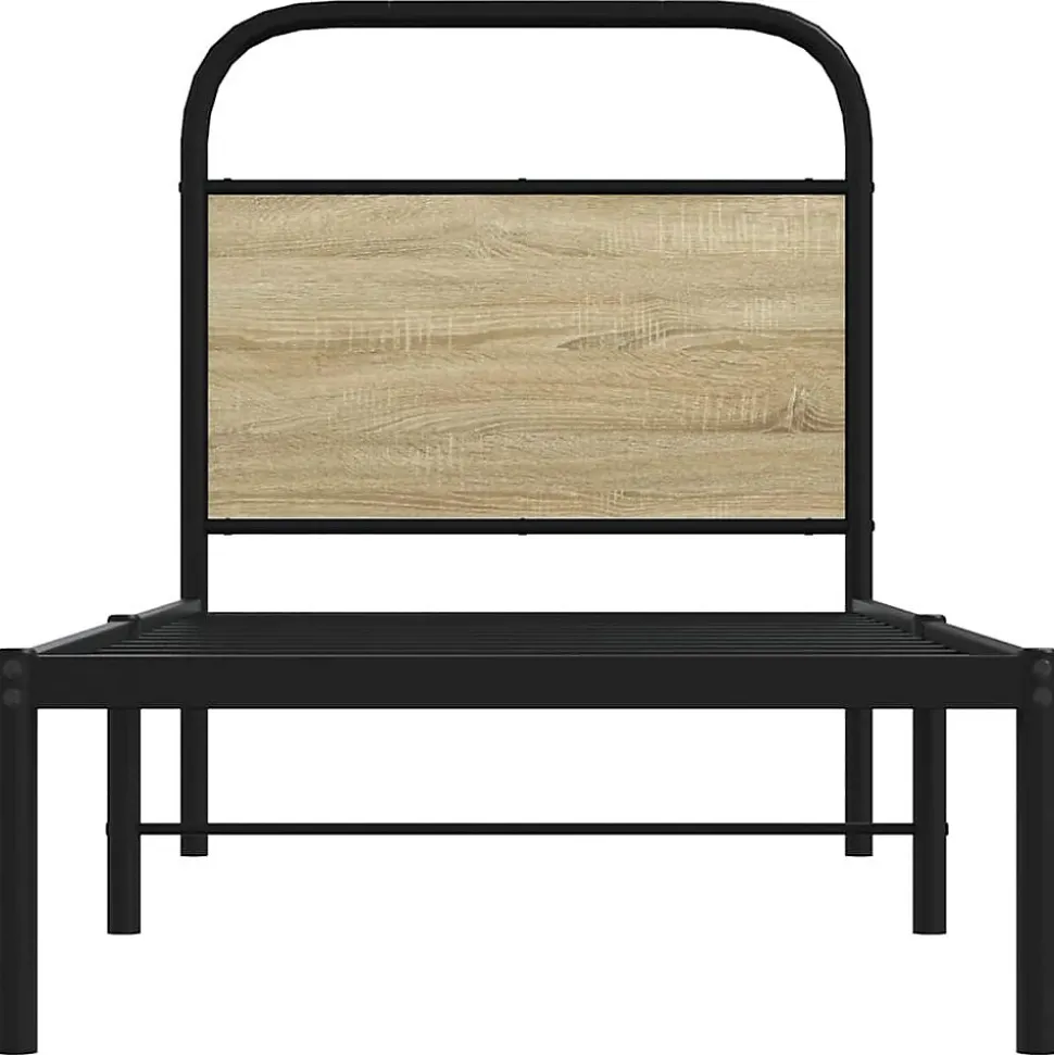 Tête de lit de remplacement chêne sonoma 75 cm acier et bois d'ingénierie vidaXL