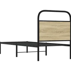Tête de lit de remplacement chêne sonoma 75 cm acier et bois d'ingénierie vidaXL