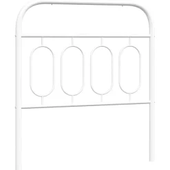 Tête de lit de remplacement métal blanc 90 cm vidaXL