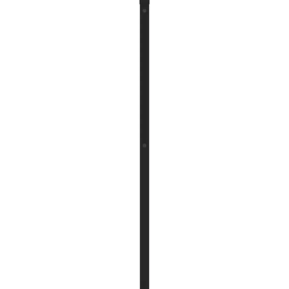 Tête de lit de remplacement métal noir 200 cm vidaXL