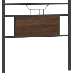 Tête de lit de remplacement chêne marron 80 cm bois d'ingénierie et acier vidaXL