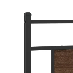 Tête de lit de remplacement chêne marron 80 cm bois d'ingénierie et acier vidaXL