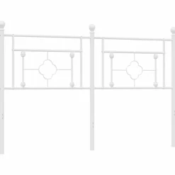 Tête de lit de remplacement métal blanc 160 cm vidaXL