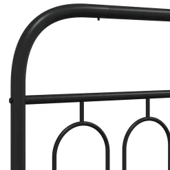 Tête de lit de remplacement métal noir 160 cm vidaXL