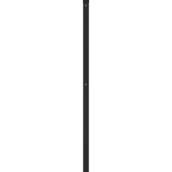 Tête de lit de remplacement métal noir 107 cm vidaXL