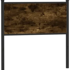 Tête de lit de remplacement chêne fumé 90 cm bois d'ingénierie et acier vidaXL