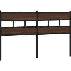 Tête de lit de remplacement chêne marron 135 cm acier et bois d'ingénierie vidaXL