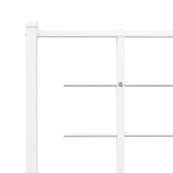 Tête de lit de remplacement métal blanc 200 cm vidaXL