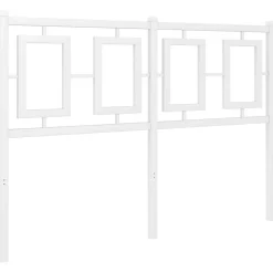 Tête de lit de remplacement métal blanc 120 cm vidaXL