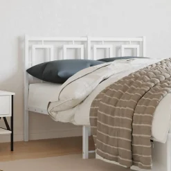 Tête de lit de remplacement métal blanc 120 cm vidaXL
