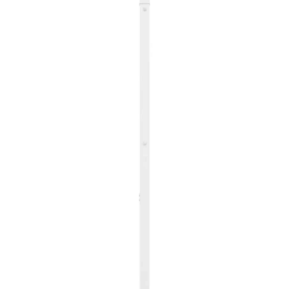 Tête de lit de remplacement métal blanc 120 cm vidaXL