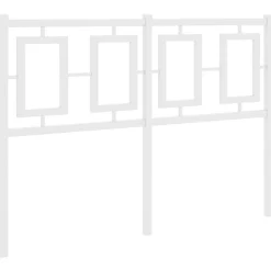 Tête de lit de remplacement métal blanc 120 cm vidaXL