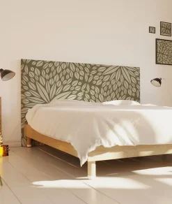Tête de lit déhoussable Aloe 180x110 cm Coloris Terre