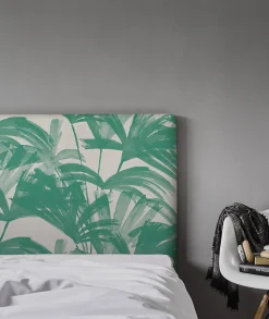 Tête de lit déhoussable Anni 160x110 cm Coloris Vert