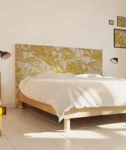 Tête de lit déhoussable Anni 160x110 cm Coloris Jaune