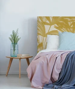 Tête de lit déhoussable Anni 160x110 cm Coloris Jaune