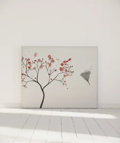 Tête de lit déhoussable Arbre 140x110 cm