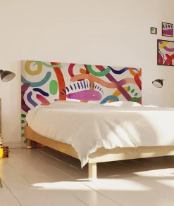 Tête de lit déhoussable Floating Colors 160x110 cm