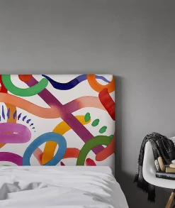 Tête de lit déhoussable Floating Colors 160x110 cm