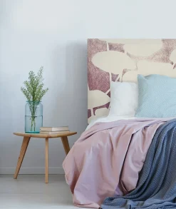 Tête de lit déhoussable Haku 160x110 cm Coloris Rose pâle