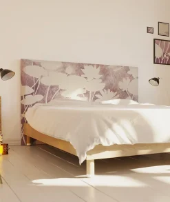 Tête de lit déhoussable Haku 180x110 cm Coloris Rose pâle